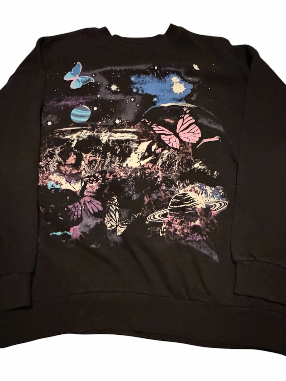 No Boundaries cosmic sweatshirt